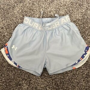 Under Armour Girl's Light Blue Shorts